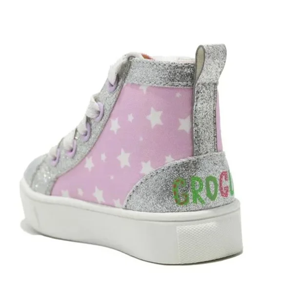 Grogu The Child Star Wars Toddler Girls Hightop Sneaker Size 9 - Picture 3 of 10